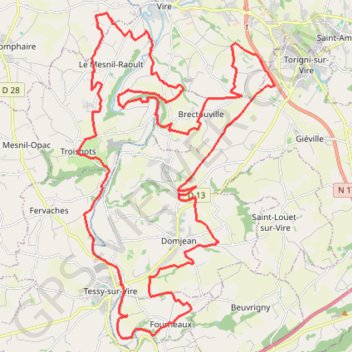 Itinéraire VTT 50 kms (2) 2024, distance, dénivelé, altitude, carte, profil, trace GPS