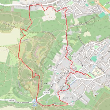 Itinéraire Randonnée, distance, dénivelé, altitude, carte, profil, trace GPS