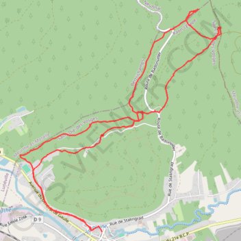 Itinéraire Circuit du Bon Dieu, distance, dénivelé, altitude, carte, profil, trace GPS