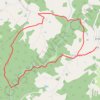 Itinéraire Châtres - Le Château de Larres, distance, dénivelé, altitude, carte, profil, trace GPS