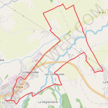 Itinéraire Le Noireau - Tinchebray, distance, dénivelé, altitude, carte, profil, trace GPS