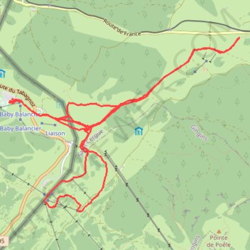 Itinéraire Sortie raquettes, distance, dénivelé, altitude, carte, profil, trace GPS