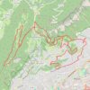 Itinéraire De Corenc au Mollard en passant par le Rachais, distance, dénivelé, altitude, carte, profil, trace GPS