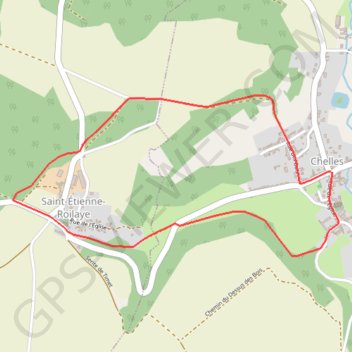 Itinéraire De Chelles à Saint-Etienne-Roilaye, distance, dénivelé, altitude, carte, profil, trace GPS