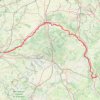 Itinéraire 2014 16 au 23/05 Loire a vélo 1 325 Km, distance, dénivelé, altitude, carte, profil, trace GPS