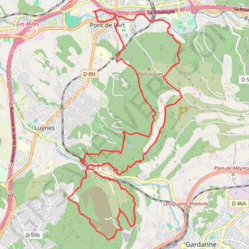Itinéraire Le Meilleur du Montaiguet, distance, dénivelé, altitude, carte, profil, trace GPS