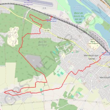 Itinéraire L'allée des Coquetiers, distance, dénivelé, altitude, carte, profil, trace GPS