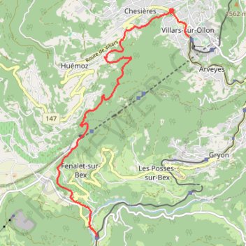 Itinéraire La maxi, distance, dénivelé, altitude, carte, profil, trace GPS