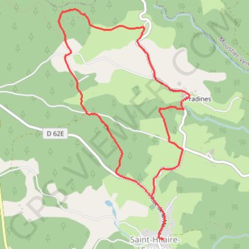 Itinéraire Aigueperse - Saint-Hilaire-Foissac - Pays d'Égletons, distance, dénivelé, altitude, carte, profil, trace GPS