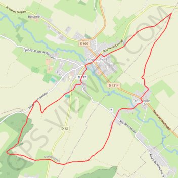 Itinéraire Circuit de Londinières, distance, dénivelé, altitude, carte, profil, trace GPS