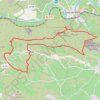 Itinéraire rando-calce, distance, dénivelé, altitude, carte, profil, trace GPS