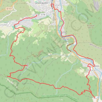 Itinéraire Belvédère du diable, distance, dénivelé, altitude, carte, profil, trace GPS