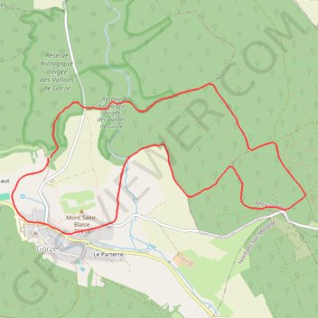 Itinéraire Gorze (57), distance, dénivelé, altitude, carte, profil, trace GPS