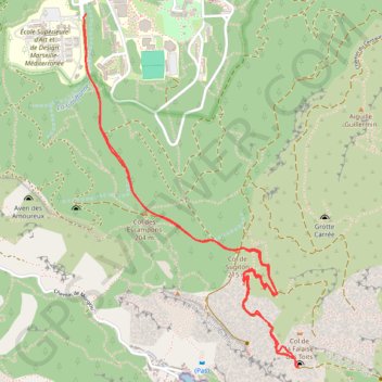 Itinéraire Des gardes à l'aiguille de Sugiton AR, distance, dénivelé, altitude, carte, profil, trace GPS