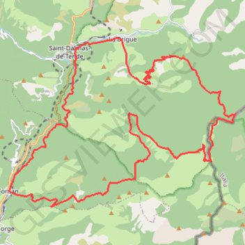 Itinéraire Cime de Marta depuis Fontan, distance, dénivelé, altitude, carte, profil, trace GPS