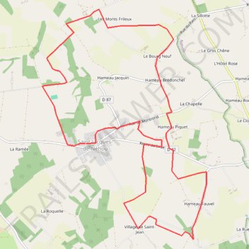 Itinéraire 3 - circuit-telethon-2025-13-kms, distance, dénivelé, altitude, carte, profil, trace GPS