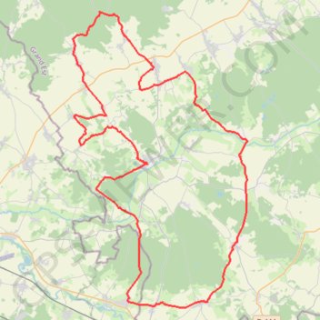 Itinéraire Pays d'Armance : à la découverte d'un village perché, distance, dénivelé, altitude, carte, profil, trace GPS