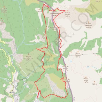 Itinéraire 2022-11-11 13:59:16, distance, dénivelé, altitude, carte, profil, trace GPS