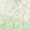 Itinéraire BROUTER ALLER MASSAT, distance, dénivelé, altitude, carte, profil, trace GPS