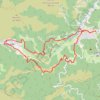 Itinéraire De Jaujac à La Touche, distance, dénivelé, altitude, carte, profil, trace GPS