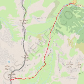 Itinéraire Rocca Tre Vescovi, distance, dénivelé, altitude, carte, profil, trace GPS