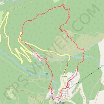 Itinéraire Plan du cerf, distance, dénivelé, altitude, carte, profil, trace GPS