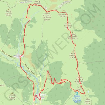 Itinéraire Boucle par Anténac, distance, dénivelé, altitude, carte, profil, trace GPS