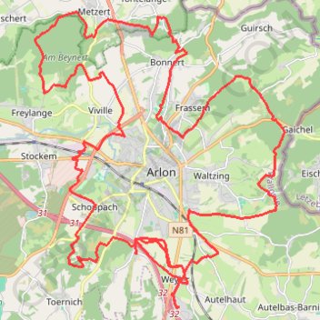 Itinéraire 45 vtt garisart, distance, dénivelé, altitude, carte, profil, trace GPS