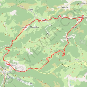 Itinéraire Ignaux Cyclisme, distance, dénivelé, altitude, carte, profil, trace GPS