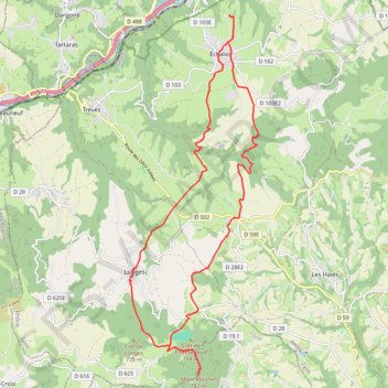 Itinéraire Parcours planifié le 2023-09-29, distance, dénivelé, altitude, carte, profil, trace GPS