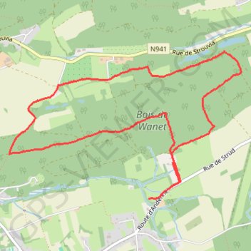 Itinéraire Gesves Randonnée, distance, dénivelé, altitude, carte, profil, trace GPS