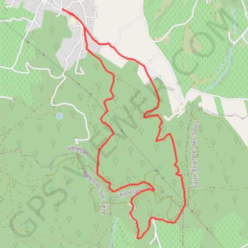 Itinéraire De Vénéjan au Château de Gicon, distance, dénivelé, altitude, carte, profil, trace GPS