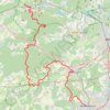 Itinéraire Montbéliard Ronchamp par le sentier des Ducs, distance, dénivelé, altitude, carte, profil, trace GPS