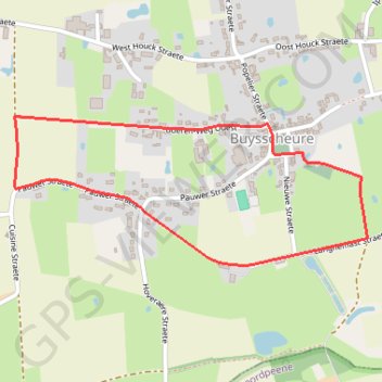 Itinéraire Découverte du Bocage Flamand - Buysscheure, distance, dénivelé, altitude, carte, profil, trace GPS
