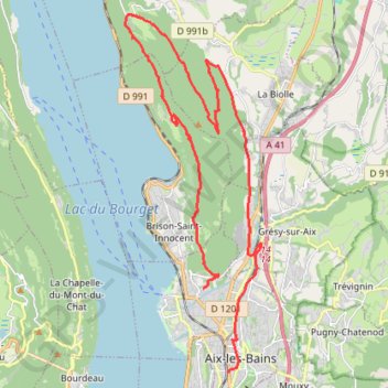 Itinéraire Rando Chambotte, distance, dénivelé, altitude, carte, profil, trace GPS