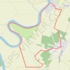 Itinéraire Sentier Dame Renaude - Lechâtelet, distance, dénivelé, altitude, carte, profil, trace GPS
