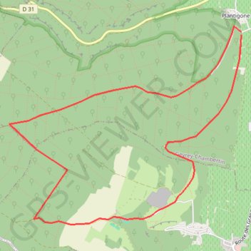 Itinéraire Sentier du Tacot par la ferme de la Buère, distance, dénivelé, altitude, carte, profil, trace GPS