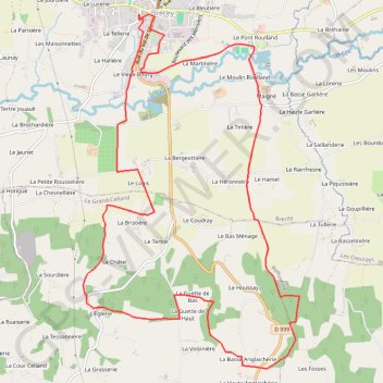 Itinéraire Vallée de la Sée - Panoramas sur le Val de Sée, distance, dénivelé, altitude, carte, profil, trace GPS