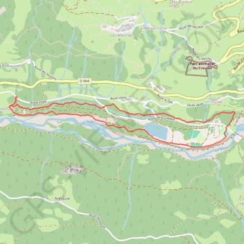 Itinéraire Champsaur - Base de Loisirs - Orcières, distance, dénivelé, altitude, carte, profil, trace GPS