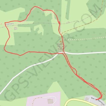 Itinéraire La piste de trève, distance, dénivelé, altitude, carte, profil, trace GPS