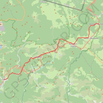 Itinéraire QvprG, distance, dénivelé, altitude, carte, profil, trace GPS