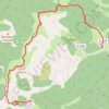 Itinéraire Haute Beaume - crêtes du Luzet, distance, dénivelé, altitude, carte, profil, trace GPS