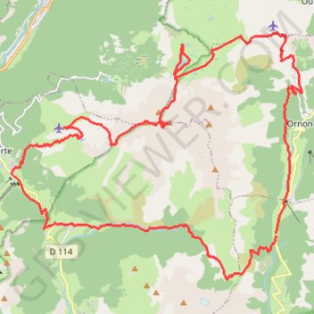 Itinéraire Petit tour du Taillefer en 3 jours, distance, dénivelé, altitude, carte, profil, trace GPS