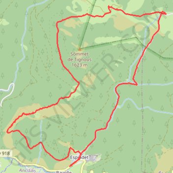 Itinéraire Tour du Sommet de Tignous, distance, dénivelé, altitude, carte, profil, trace GPS