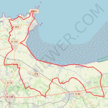 Itinéraire rando 2023 80km-15739357, distance, dénivelé, altitude, carte, profil, trace GPS