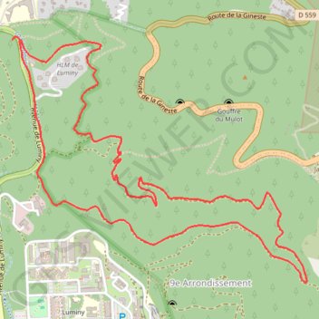 Itinéraire Maternelle - chemin du col ricard et retour, distance, dénivelé, altitude, carte, profil, trace GPS