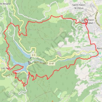 Itinéraire Raid Nature du parcours sportif, distance, dénivelé, altitude, carte, profil, trace GPS