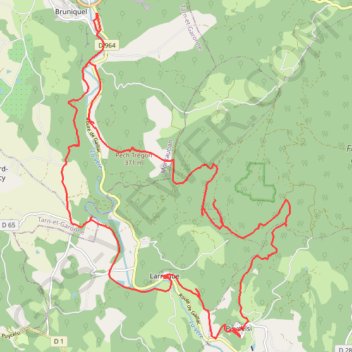 Itinéraire 2014-09-21 15:50:21, distance, dénivelé, altitude, carte, profil, trace GPS