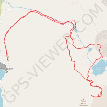 Itinéraire Étangs du Picot, distance, dénivelé, altitude, carte, profil, trace GPS