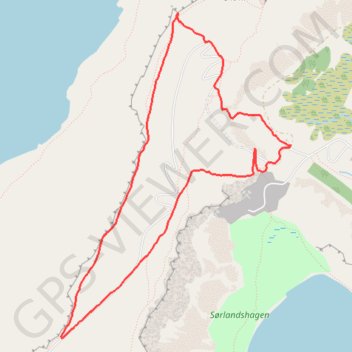 Itinéraire LOF_03_haen, distance, dénivelé, altitude, carte, profil, trace GPS